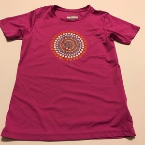 Columbia Pink Kids Size Medium Short Sleeve Shirt